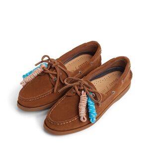 Sperry x Aritzia Brown Suede Boat Shoes